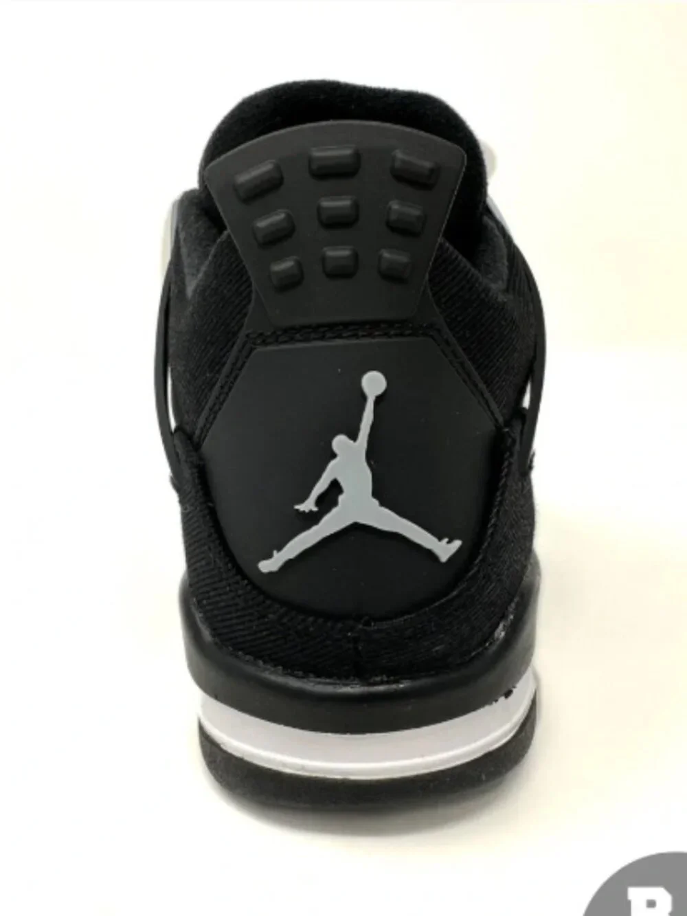 Brand New Air Jordan 4 Retro Black Canvas